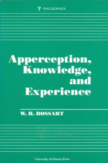 Image for Apperception, Knowledge, and Experience