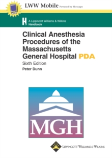 Image for Clinical Anesthesia Procedures of the Massachusetts General Hospital for PDA