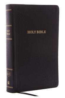 KJV Holy Bible: Personal Size Giant Print with 43,000 Cross References, Black Bonded Leather, Red Letter, Comfort Print: King James Version