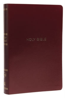 Image for NKJV Holy Bible, Giant Print Center-Column Reference Bible, Burgundy Leather-look, 72,000+ Cross References, Red Letter, Comfort Print: New King James Version
