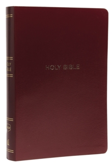 Image for NKJV Holy Bible, Giant Print Center-Column Reference Bible, Burgundy Leather-look, Thumb Indexed, 72,000+ Cross References, Red Letter, Comfort Print: New King James Version