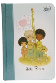 NKJV, Precious Moments Small Hands Bible, Hardcover, Teal, Comfort Print