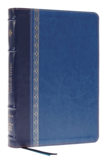 NRSVCE, Great Quotes Catholic Bible, Leathersoft, Blue, Comfort Print: Holy Bible