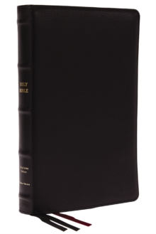 KJV Holy Bible: Large Print Thinline, Black Goatskin Leather, Premier Collection, Red Letter, Comfort Print (Thumb Indexed): King James Version