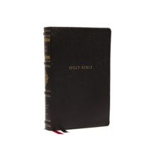 NKJV, Personal Size Reference Bible, Sovereign Collection, Genuine Leather, Black, Red Letter, Comfort Print: Holy Bible, New King James Version