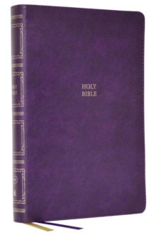 Image for KJV Holy Bible: Paragraph-style Large Print Thinline with 43,000 Cross References, Purple Leathersoft, Red Letter, Comfort Print (Thumb Indexed): King James Version