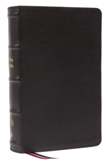 KJV Holy Bible: Large Print Single-Column with 43,000 End-of-Verse Cross References, Black Genuine Leather, Personal Size, Red Letter, Comfort Print: King James Version