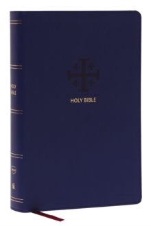 NKJV, End-of-Verse Reference Bible, Personal Size Large Print, Leathersoft, Blue, Red Letter, Thumb Indexed, Comfort Print: Holy Bible, New King James Version