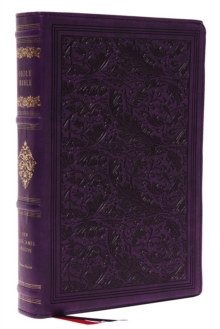 NKJV, Wide-Margin Reference Bible, Sovereign Collection, Leathersoft, Purple, Red Letter, Comfort Print: Holy Bible, New King James Version