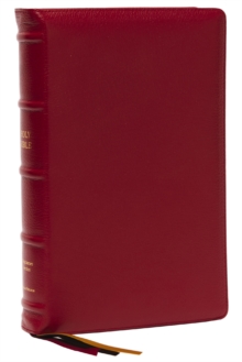 Image for KJV Holy Bible: Large Print Single-Column with 43,000 End-of-Verse Cross References, Red Goatskin Leather, Premier Collection, Personal Size, Thumb Indexed: King James Version
