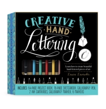 Image for Creative Hand Lettering Kit : Learn how to create beautiful hand-lettered pieces of art-Includes: 64-page Project Book, 16-page Sketchbook, Calligraphy Pen, 2 Ink Cartridges, Calligraphy Marker, 6 Mar