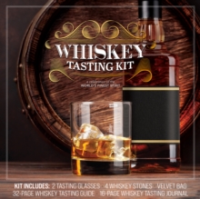 Whiskey Tasting Kit: A Celebration of the World’s Finest Spirit – Kit Includes: 2 Tasting Glasses, 4 Whiskey Stones, Velvet Bag, 32-page Whiskey Tasting Guide, 16-page Whiskey Tasting Journal