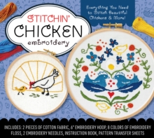 Image for Stitchin' Chicken Embroidery Kit : Everything You Need to Stitch Beautiful Chickens and More!