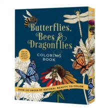 Butterflies, Bees & Dragonflies Coloring Book