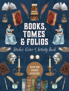 Books, Tomes & Folios Sticker, Color & Activity Book