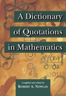 Dictionary of Quotations in Mathematics