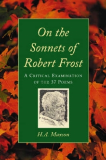 On the Sonnets of Robert Frost