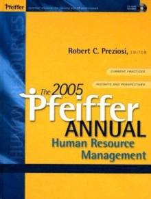 Image for The 2005 Pfeiffer Annual : Human Resource Management