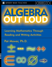 Image for Algebra out loud  : learning mathematics through reading and writing activities