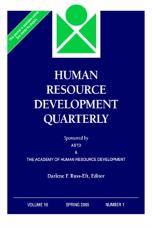 Image for Human Resource Development Quarterly