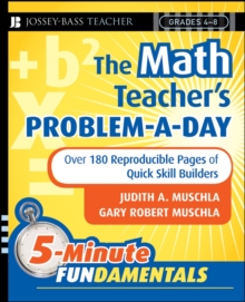 Math Teacher's Problem-a-Day, Grades 4-8