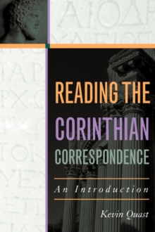 Image for Reading the Corinthian Correspondence