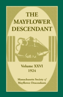 Image for The Mayflower Descendant, Volume 26, 1924