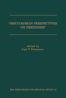 Image for Greco-Roman Perspectives on Friendship