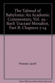 Talmud of Babylonia, An Academic Commentary
