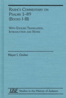 Rashi's Commentary on Psalms 1 89 (Books I-III)