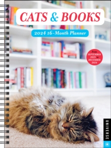Image for Cats & Books 16-Month 2024 Planner Calendar