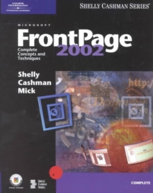 Image for Microsoft FrontPage XP  : complete concepts and techniques