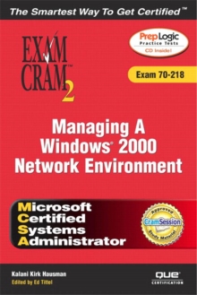 Image for MCSA managing a Windows 2000 network environment