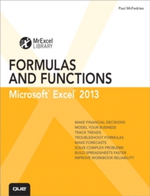 Image for Excel  2013 formulas and functions