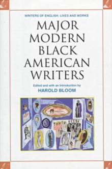 Image for Major Modern Black American Writers