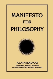 Image for Manifesto for Philosophy