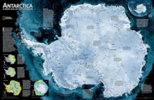 Image for Antarctica Satellite, Laminated : Wall Maps Continents