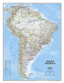 South America Classic, Laminated: Wall Maps Continents