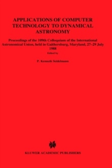 Image for Applications of Computer Technology to Dynamical Astronomy