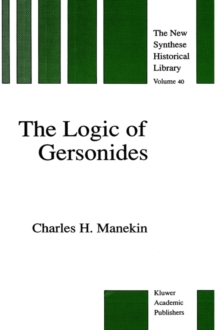 Image for The Logic of Gersonides