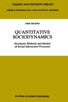 Image for Quantitative Sociodynamics