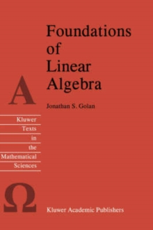 Image for Foundations of Linear Algebra