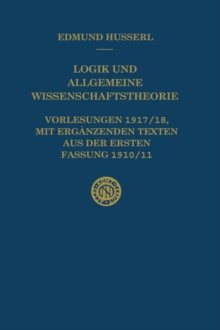 Image for Logik und Allgemeine Wissenschaftstheorie