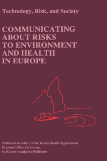 Image for Communicating about Risks to Environment and Health in Europe