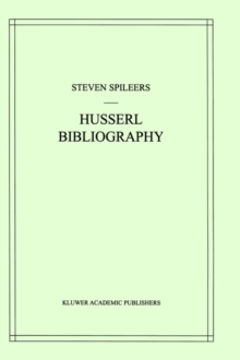 Edmund Husserl Bibliography