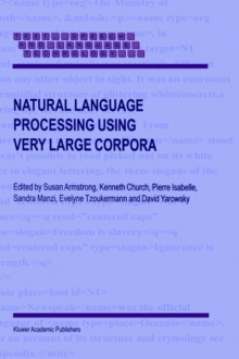 Image for Natural Language Processing Using Very Large Corpora