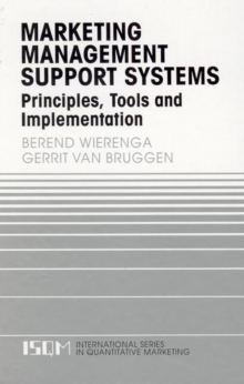Image for Marketing Management Support Systems : Principles, Tools, and Implementation