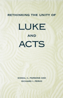 Image for Rethinking the Unity of Luke and Acts