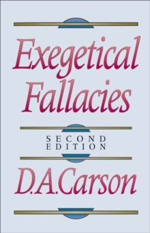 Image for Exegetical Fallacies
