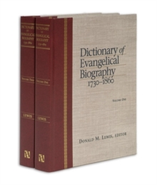 Image for Dictionary of Evangelical Biography 1730-1860 2 Volume Set